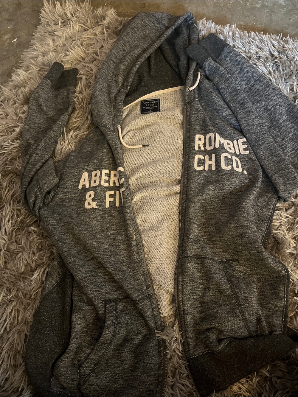 Abercrombie & fitch zip up hoodie